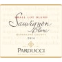 Parducci Small Lot Blend Sauvignon Blanc 2014 Front Label