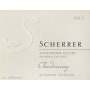 Scherrer Winery Scherrer Vineyard Chardonnay 2012 Front Label