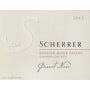 Scherrer Winery Russian River Valley Pinot Noir 2010 Front Label