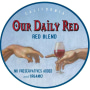 Our Daily Red Blend 2014 Front Label