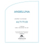 Andeluna Altitud Cabernet Sauvignon 2011 Front Label