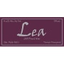 Lea Wines Rose 2014 Front Label