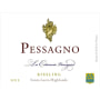 Pessagno Winery La Estancia Riesling 2012 Front Label