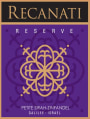 Recanati Reserve Petite Sirah-Zinfandel (OU Kosher) 2012 Front Label