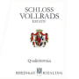 Schloss Vollrads Rheingau Riesling QbA 2014 Front Label