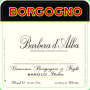 Borgogno Barbera d'Alba 2013 Front Label