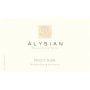 Alysian Russian River Selection Pinot Noir 2012 Front Label