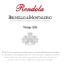 Rendola Brunello di Montalcino 2004 Front Label