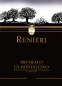 Renieri Brunello di Montalcino 2009 Front Label