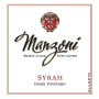 Manzoni Home Vineyard Syrah 2013 Front Label