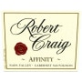 Robert Craig Cellars Affinity Cabernet Sauvignon (bin soiled labels) 1997 Front Label
