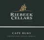 Riebeek Cellars Cape Ruby Port Front Label