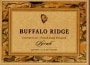 Buffalo Ridge Syrah 1998 Front Label
