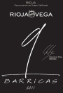 Rioja Vega 9 Barricas 2011 Front Label