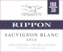 Rippon Vineyard Sauvignon Blanc 2012 Front Label