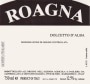 Roagna Dolcetto d'Alba 2012 Front Label