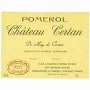 Chateau Certan de May  1995 Front Label