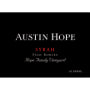 Austin Hope Syrah 2013 Front Label