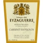 Vino de Eyzaguirre Cabernet Sauvignon 2014 Front Label