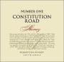 Robertson Number One Constitution Road Shiraz 2010 Front Label
