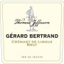 Gerard Bertrand Cuvee Thomas Jefferson Cremant de Limoux Brut 2013 Front Label