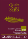 Castello di San Sano Guarnellotto Chianti Classico Riserva 2009 Front Label