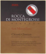 Rocca di Montegrossi San Marcellino Chianti Classico 2001 Front Label