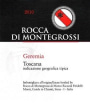 Rocca di Montegrossi Toscana Geremia 2010 Front Label