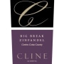 Cline Bridgehead Zinfandel 2012 Front Label