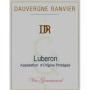 Dauvergne Ranvier Luberon Vin Gourmand Rouge 2014 Front Label