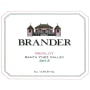 Brander Merlot 2013 Front Label