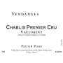 Patrick Piuze Chablis Vaulorent Premier Cru 2014 Front Label