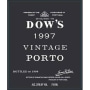 Dow's Vintage Port (375ML half-bottle) 2007 Front Label