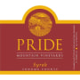 Pride Mountain Vineyards Syrah 2011 Front Label