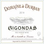 Domaine de Durban Gigondas 2014 Front Label