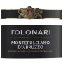 Folonari Montepulciano d'Abruzzo 2014 Front Label