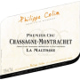 Philippe Colin Chassagne-Montrachet La Maltroie Premier Cru 2012 Front Label