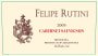 Rutini Cabernet Sauvignon 2005 Front Label