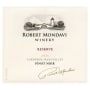 Robert Mondavi Reserve Pinot Noir 2012 Front Label