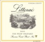 Littorai The Pivot Vineyard Pinot Noir 2012 Front Label