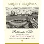 Barnett Vineyards Rattlesnake Cabernet Sauvignon 2001 Front Label