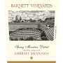Barnett Vineyards Spring Mountain Cabernet Sauvignon 2009 Front Label
