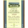 Chateau Cap de Faugeres  2000 Front Label