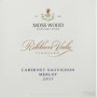 Moss Wood Cabernet Merlot 2011 Front Label