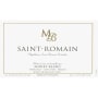 Morey-Blanc Saint Romain 2011 Front Label