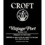 Croft Vintage Port (signs of seepage) 1970 Front Label