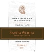 Santa Alicia De Los Andes Gran Reserva Merlot 2011 Front Label