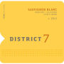 District 7 Sauvignon Blanc 2013 Front Label