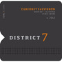District 7 Cabernet Sauvignon 2012 Front Label