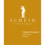 Scheid Vineyards Cabernet Sauvignon 2012 Front Label